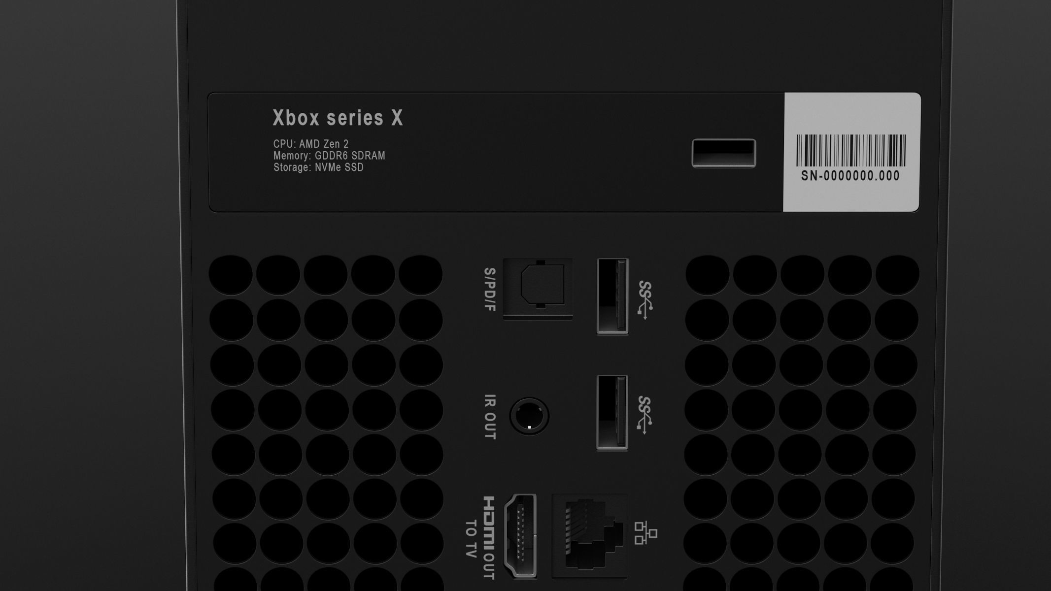 X-Box Series X Set 2020 3D model_16