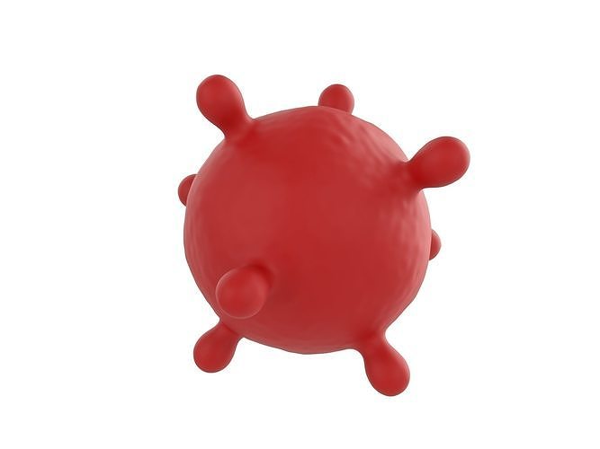 Virus coronavirus 3D print model