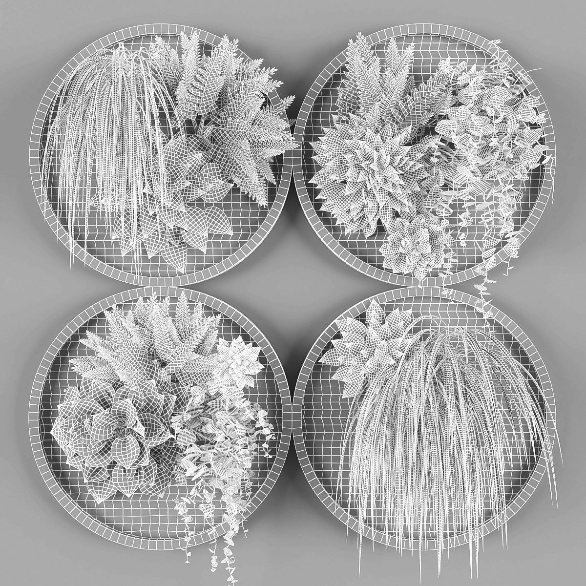 Vertical garden 41 3D model_2