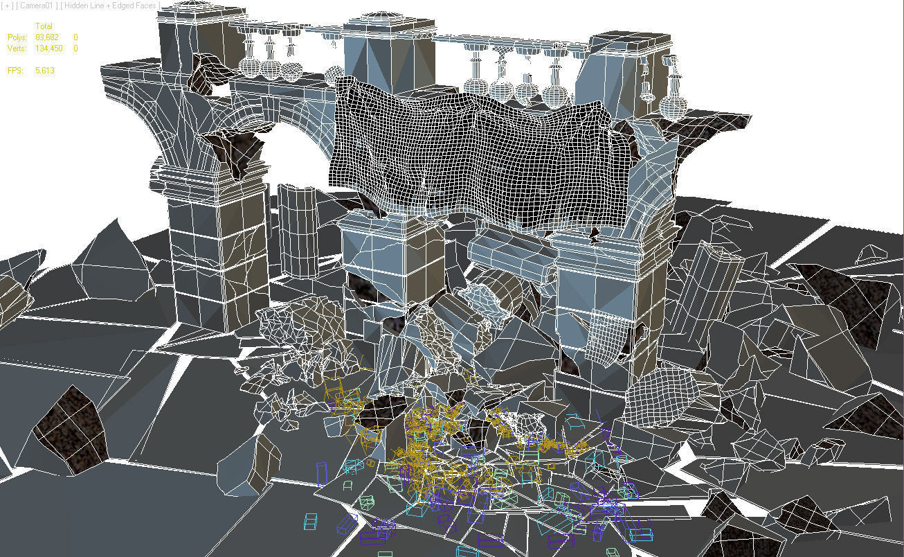 Ruins and Rubble 3D model_4