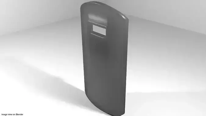 Personal Armor Shield - Swat Shield 3D model