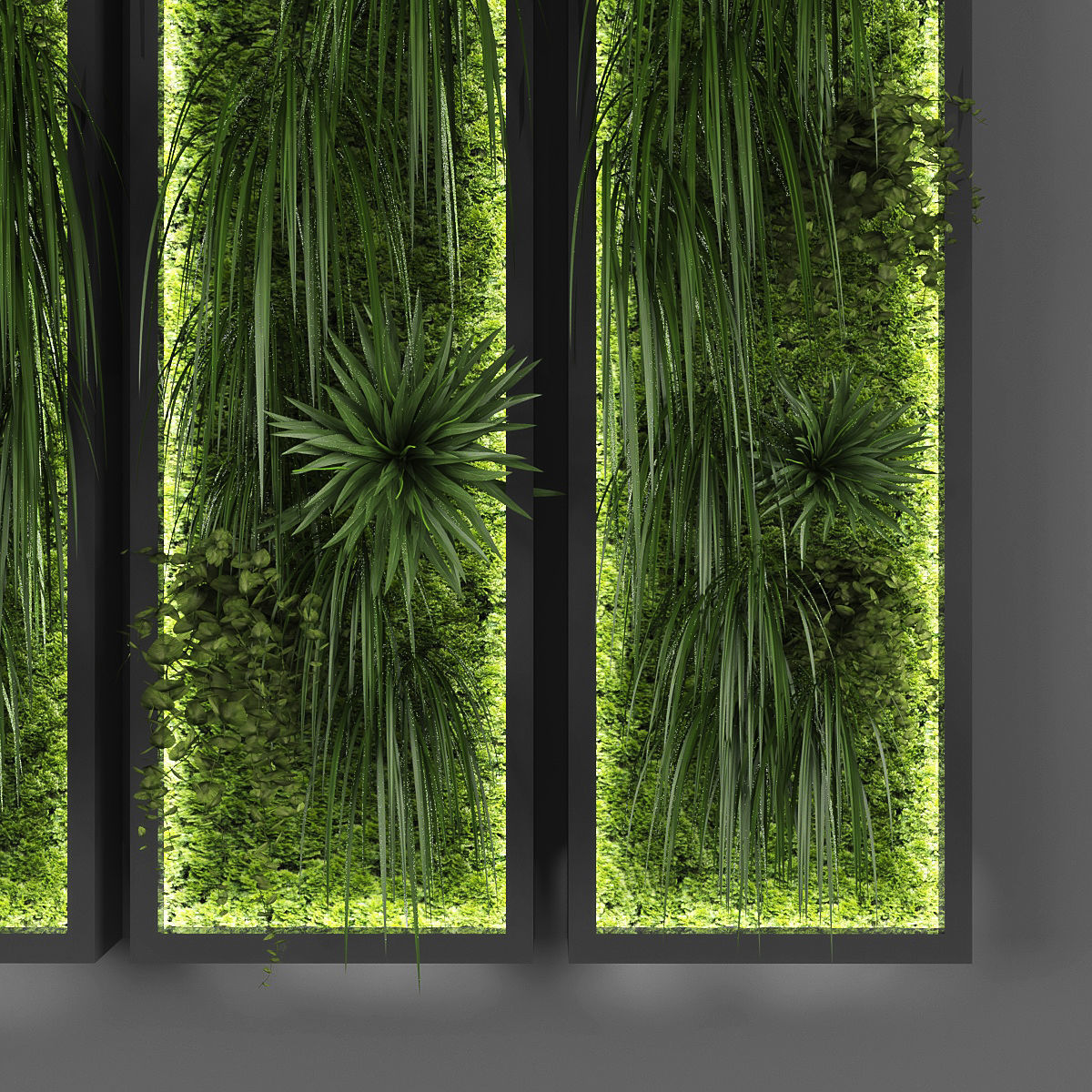 Vertical garden 42 3D model_1
