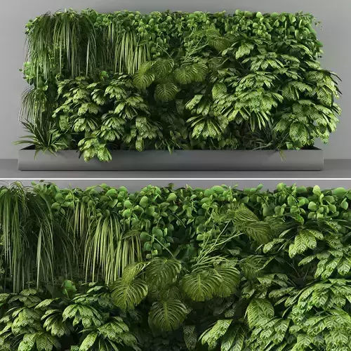 Vertical garden 43 Low-poly 3D model