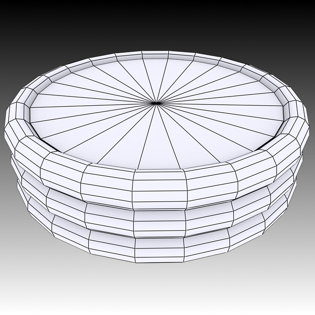 Inflatable Pool 3D model_4