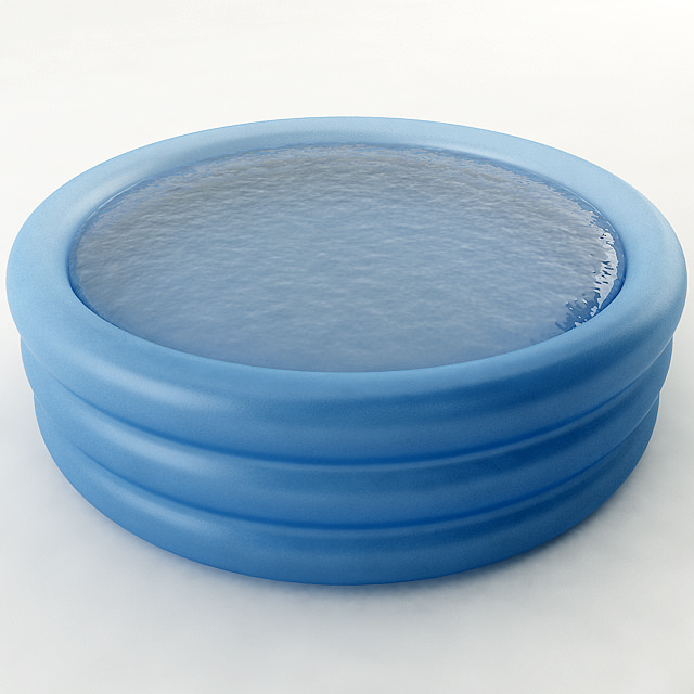Inflatable Pool 3D model_5