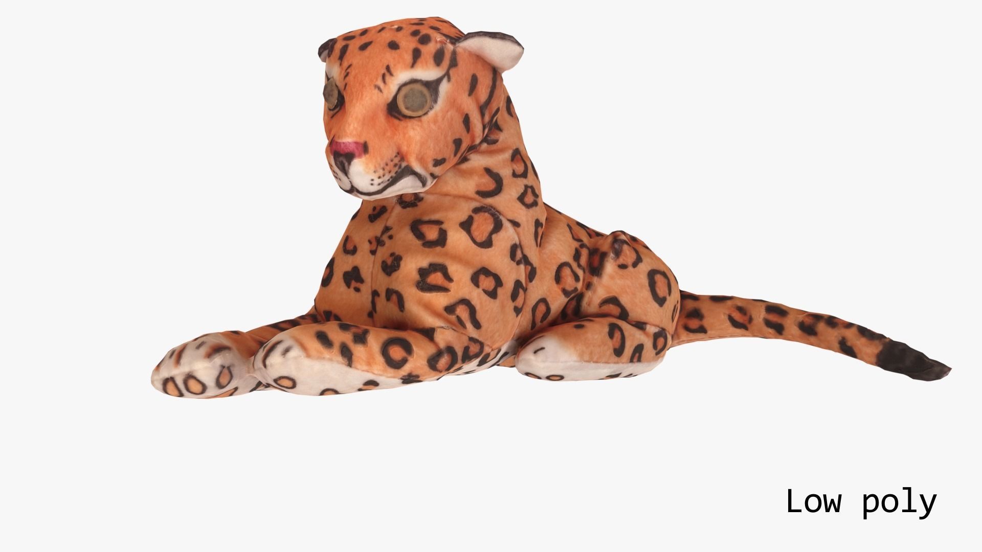 Jaguar toy Low-poly 3D model_18