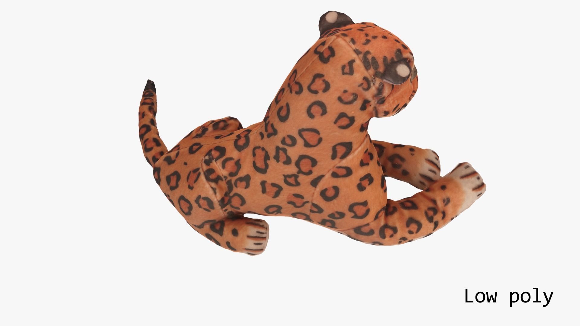 Jaguar toy Low-poly 3D model_20