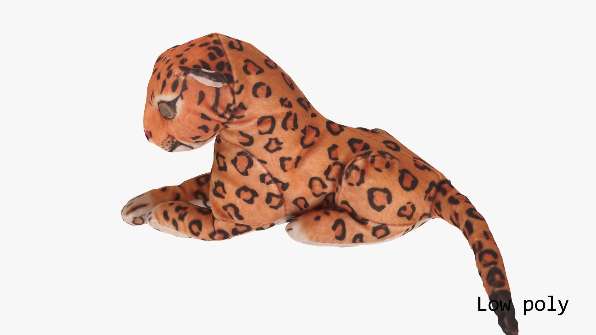 Jaguar toy Low-poly 3D model_19