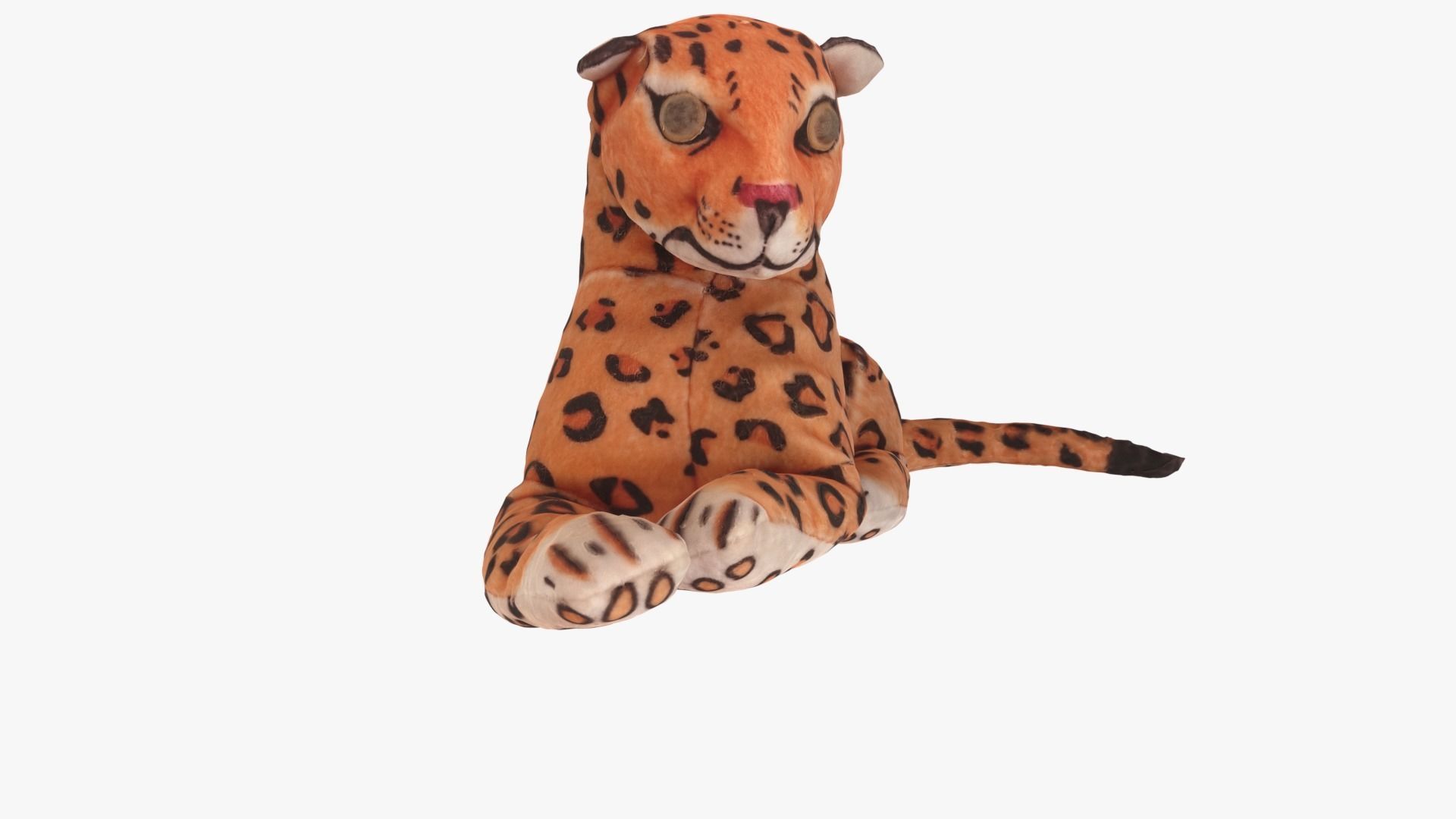 Jaguar toy Low-poly 3D model_7