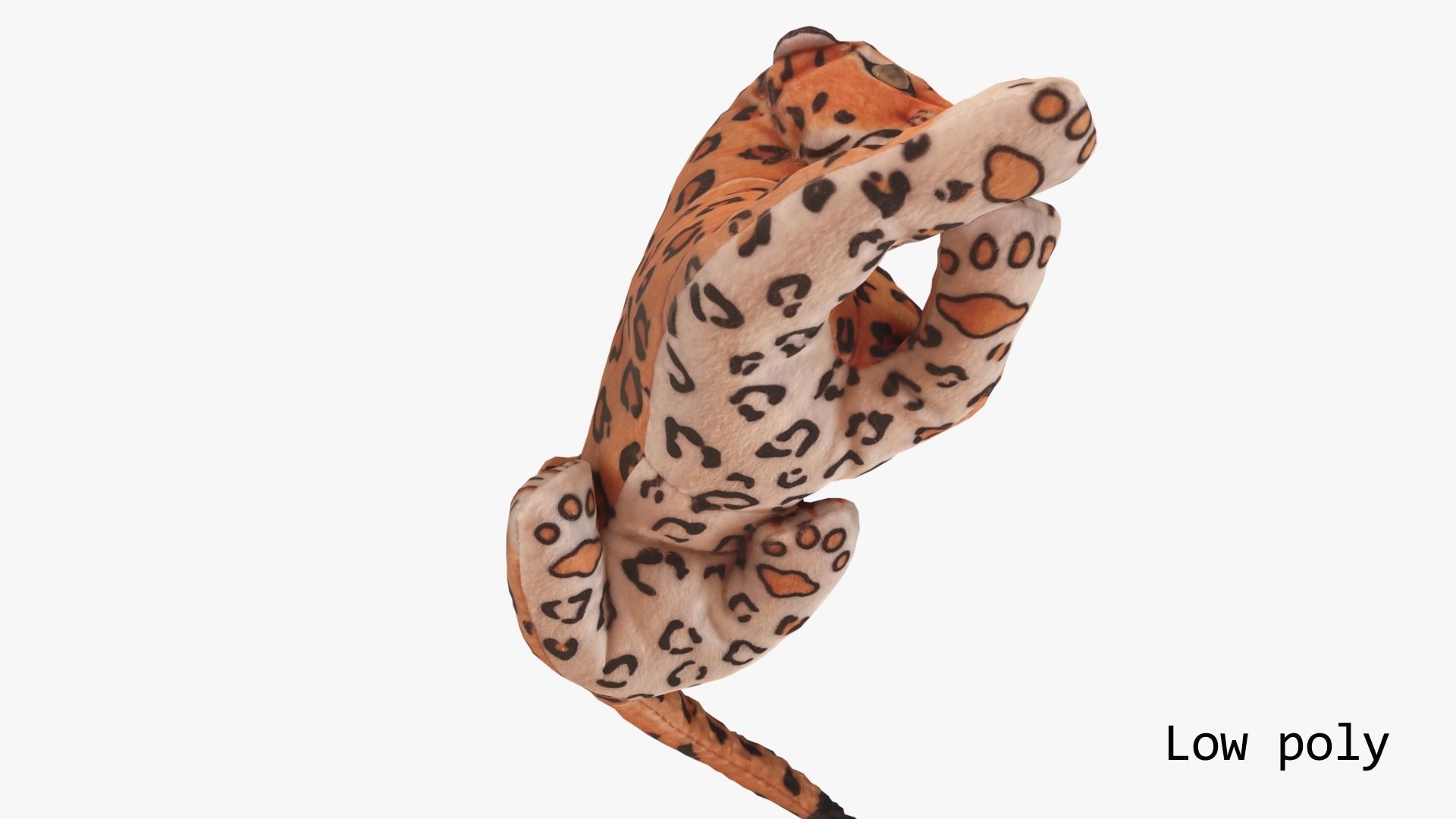 Jaguar toy Low-poly 3D model_21