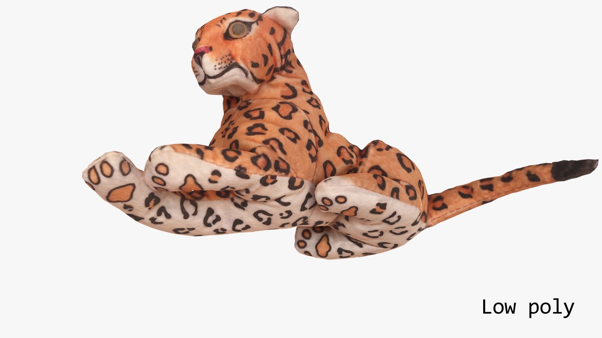 Jaguar toy Low-poly 3D model_22