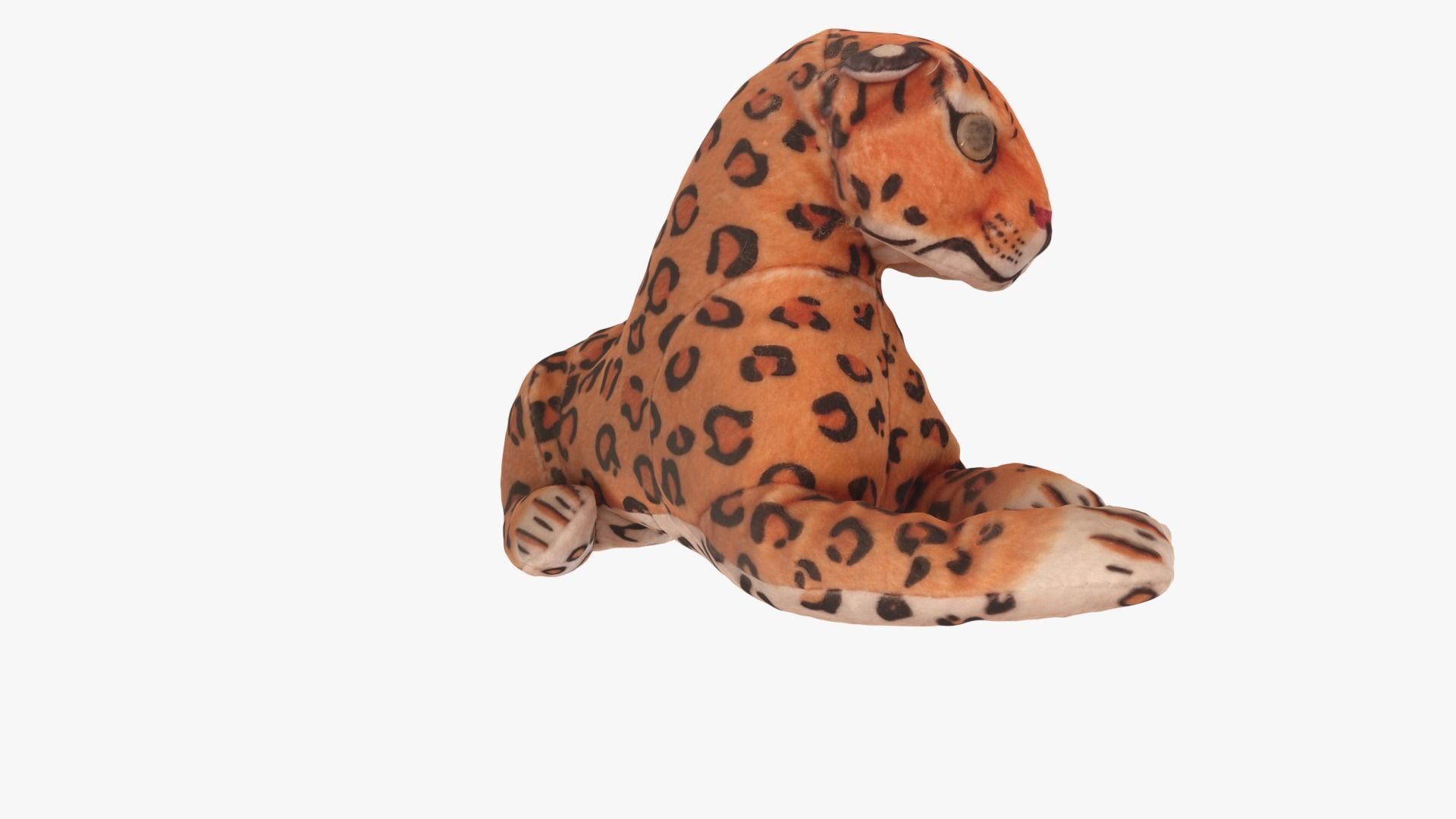 Jaguar toy Low-poly 3D model_6