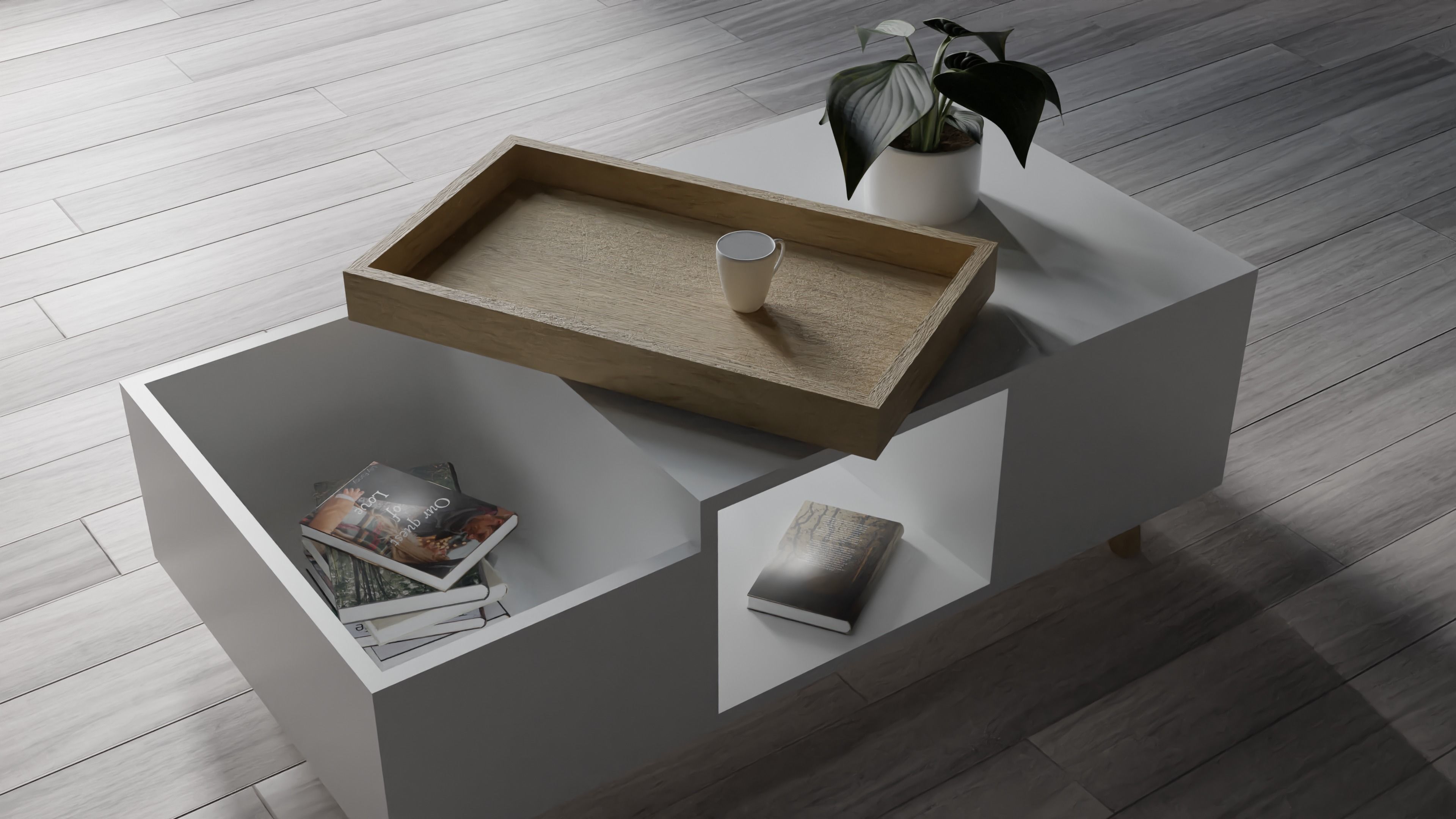 Coffee Table Free 3D model_1