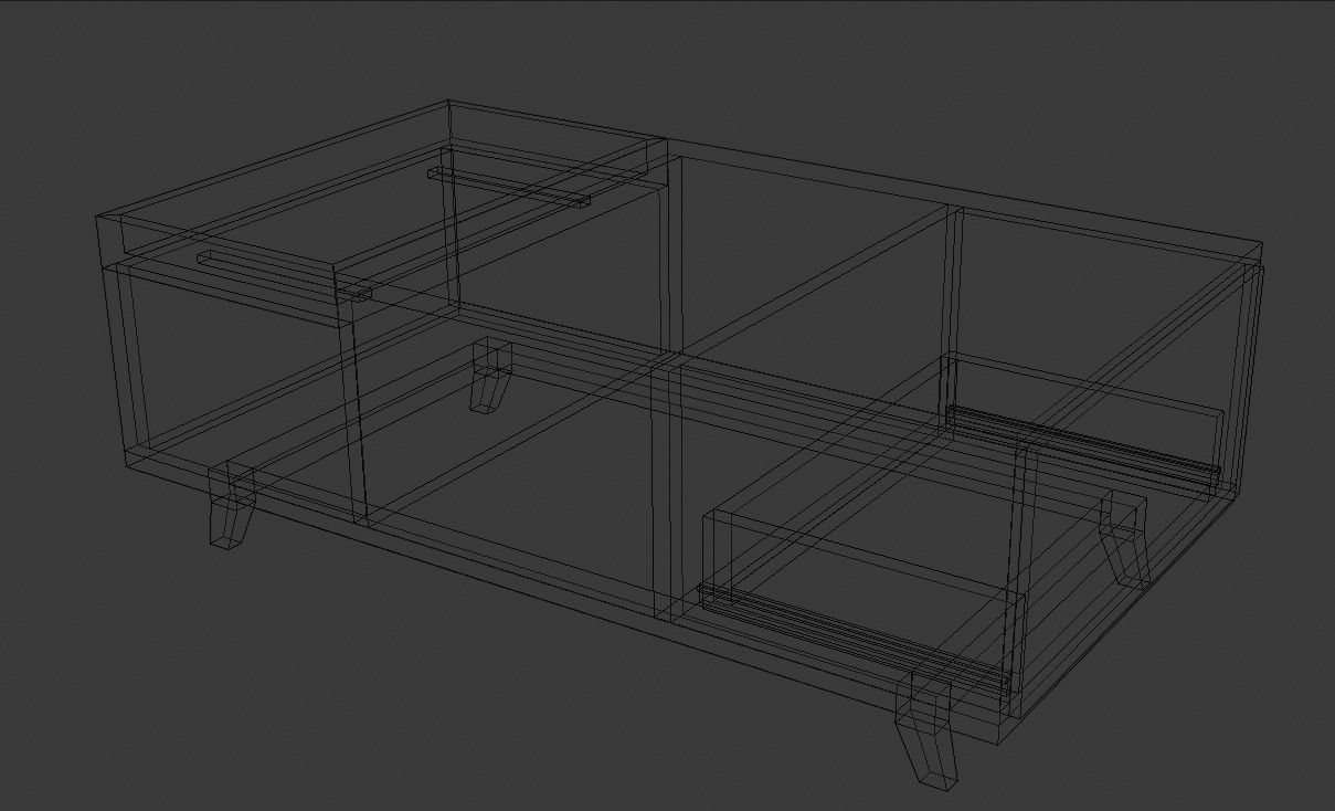 Coffee Table Free 3D model_5