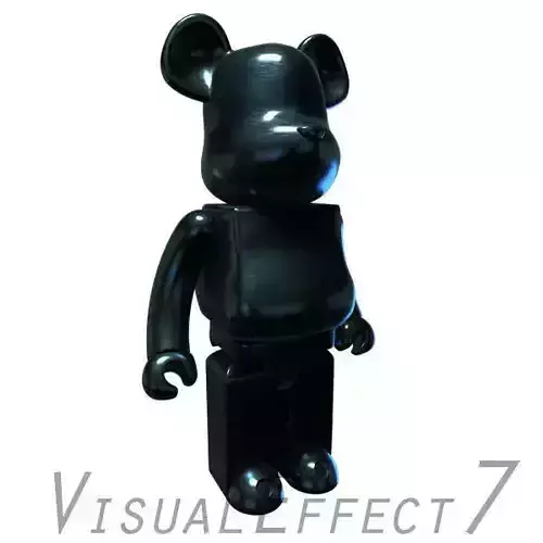 BlueTitanium Bear Brick 3D model