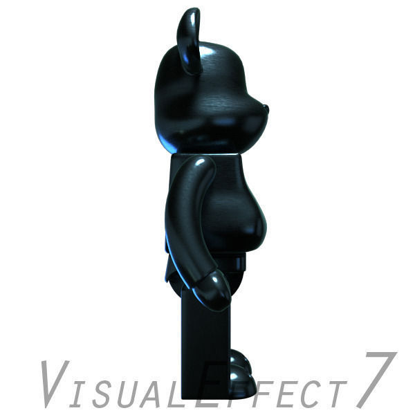 BlueTitanium Bear Brick 3D model_2