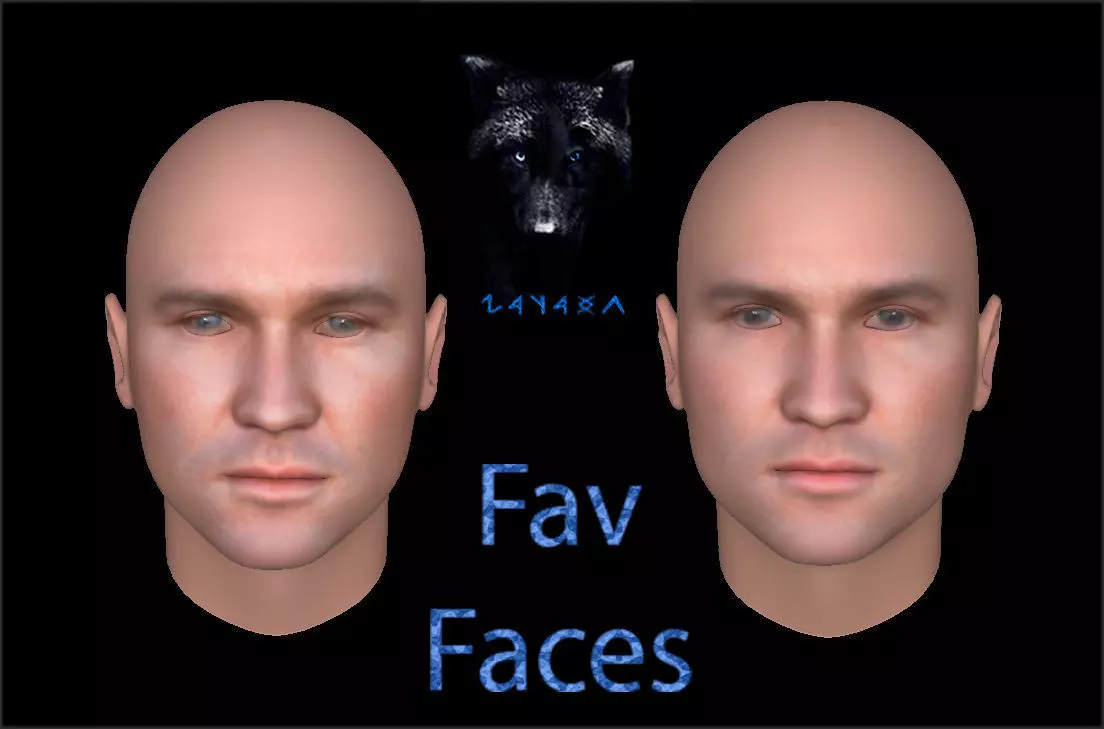 KurtR FavFaces 3D model