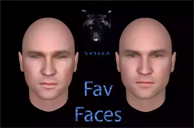 KurtR FavFaces 3D model