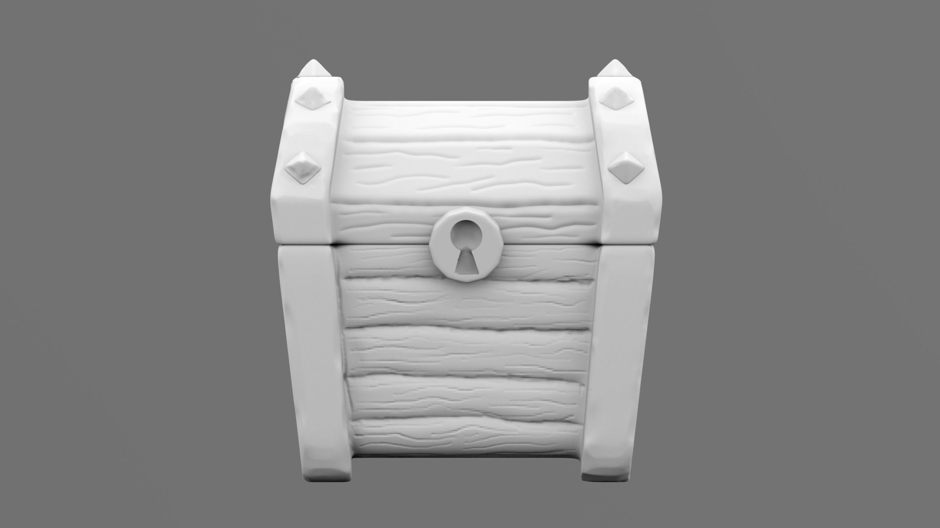 Pirate Chest 3D print model_1