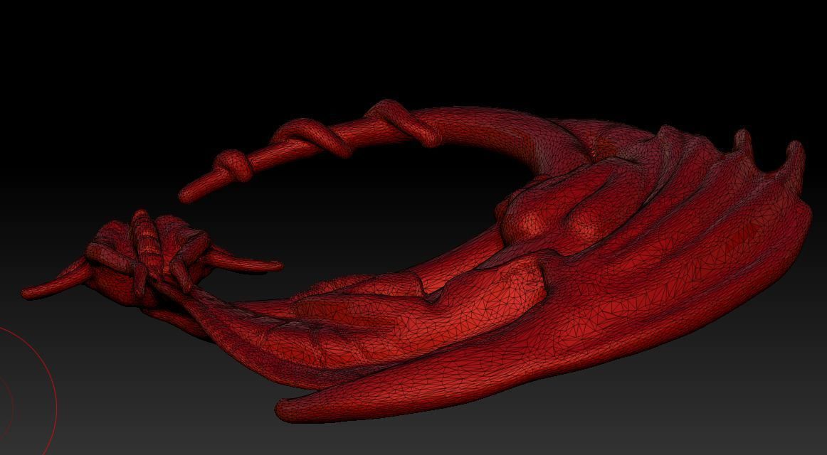 Dragon Pendant Free 3D print model_4
