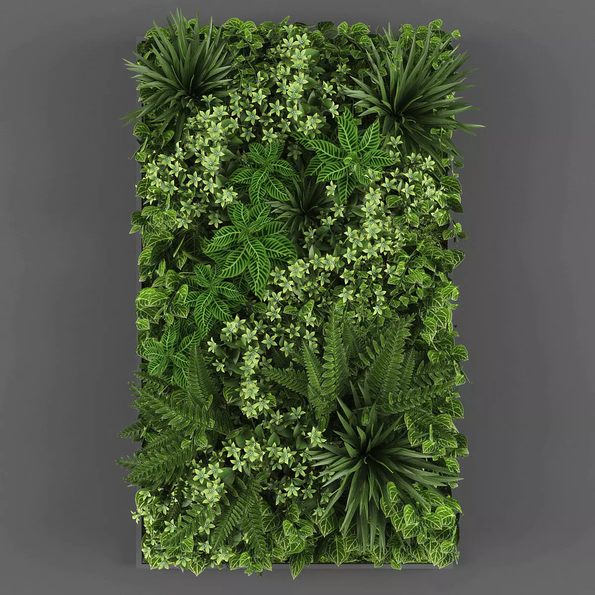Vertical garden 50 Low-poly 3D model