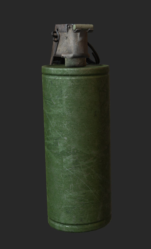 explosive pack Low-poly 3D model_12