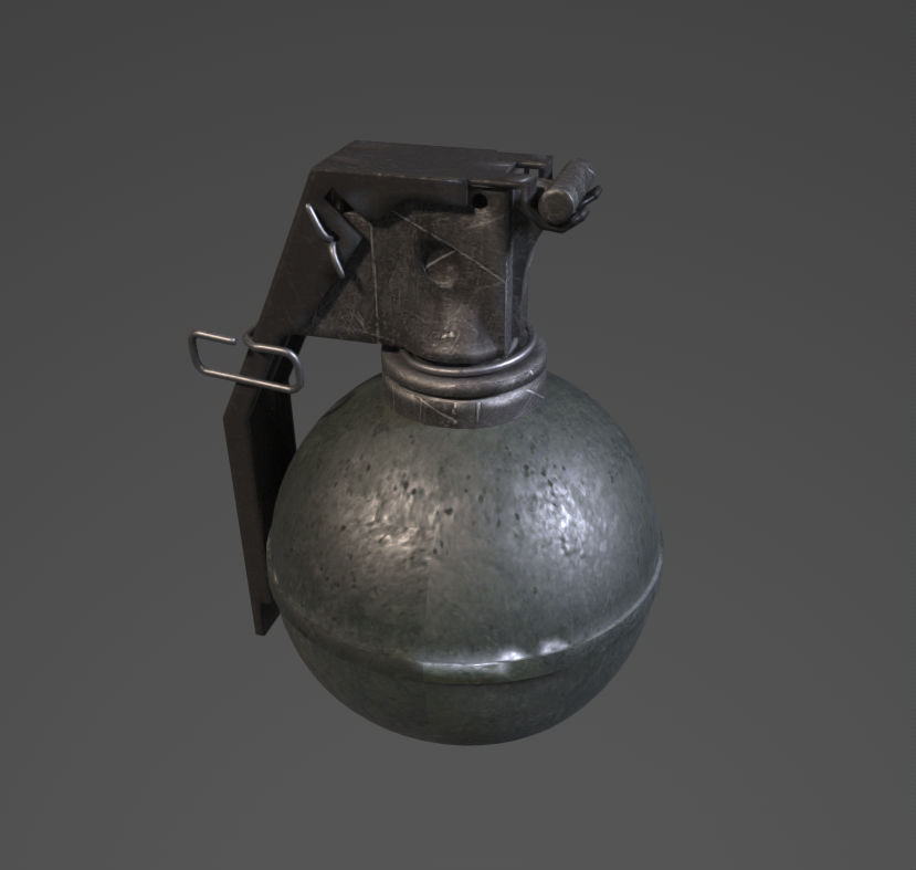 explosive pack Low-poly 3D model_9