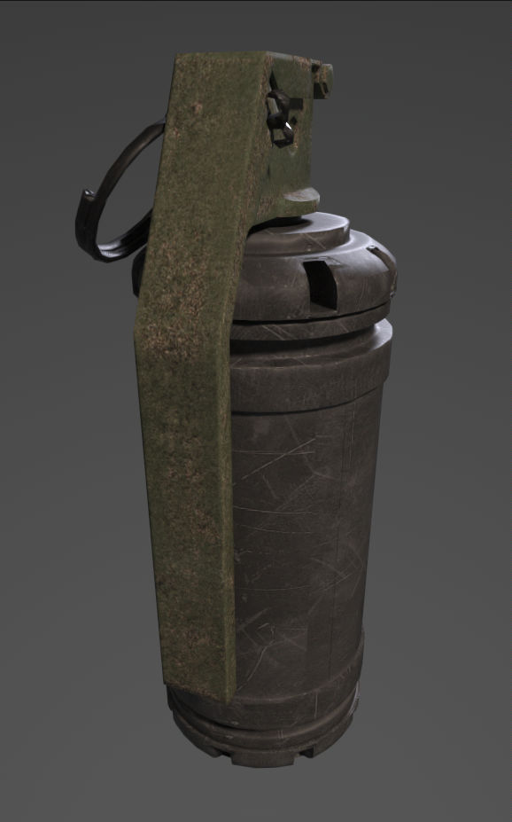 explosive pack Low-poly 3D model_21
