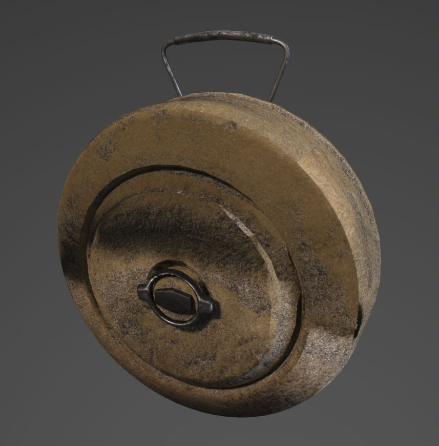 explosive pack Low-poly 3D model_15