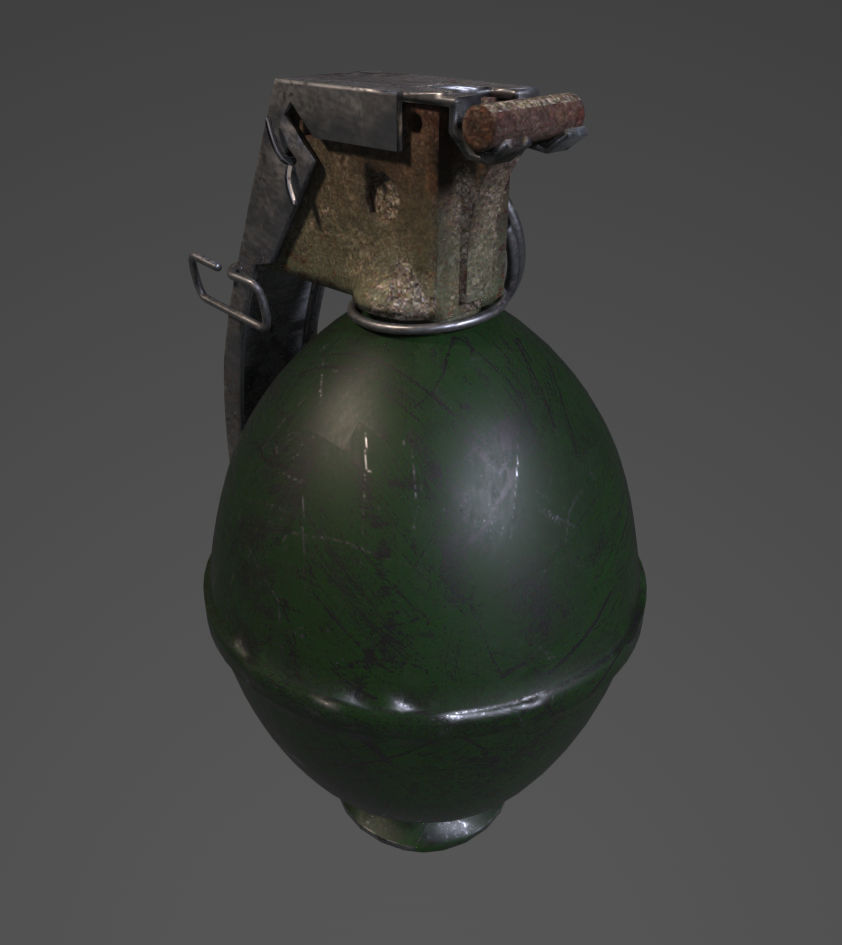 explosive pack Low-poly 3D model_1