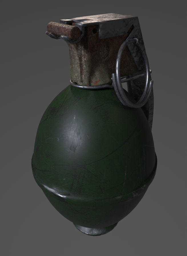 explosive pack Low-poly 3D model_2