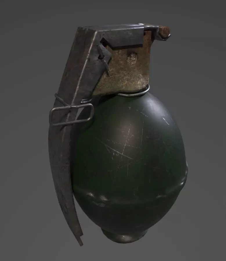 explosive pack Low-poly 3D model_0