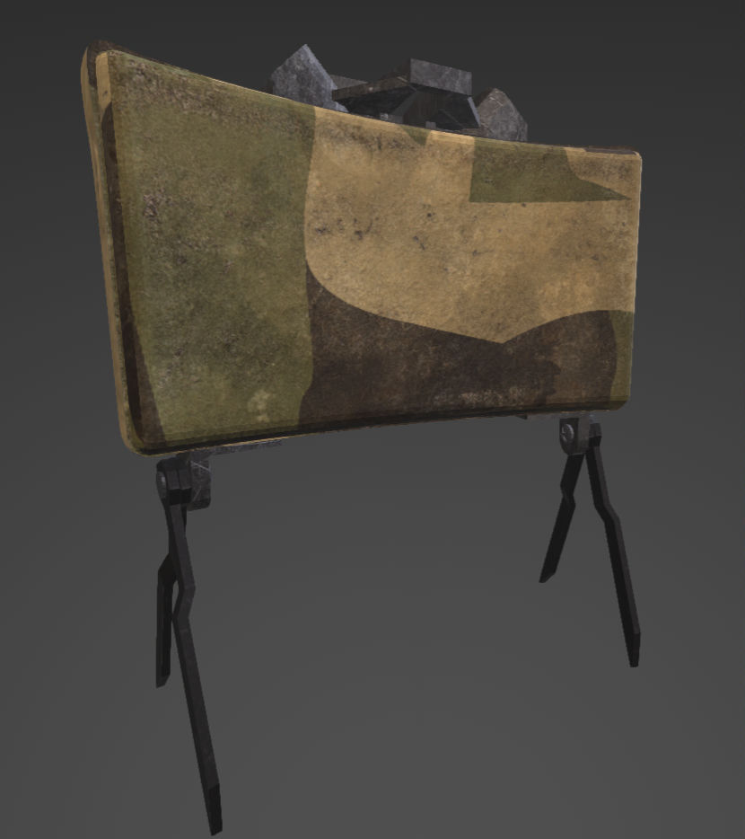 explosive pack Low-poly 3D model_25