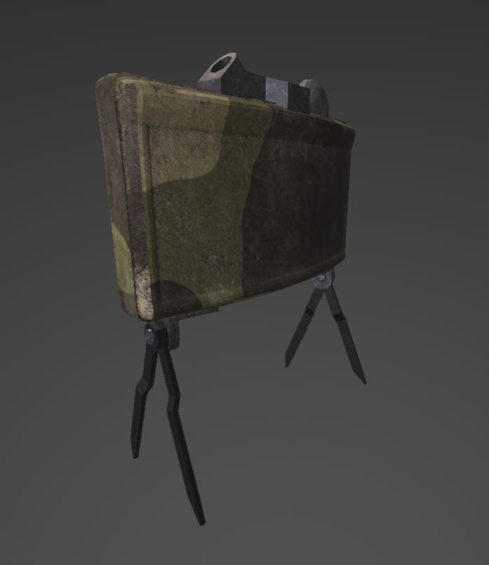 explosive pack Low-poly 3D model_24