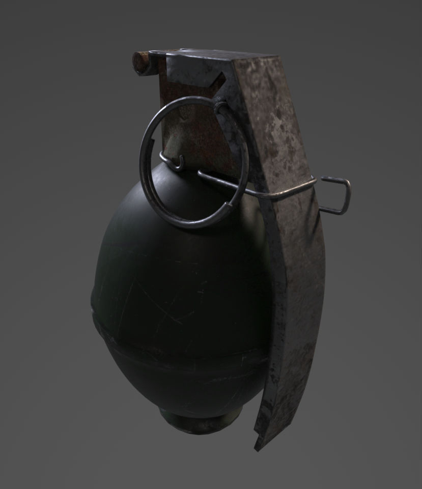 explosive pack Low-poly 3D model_3