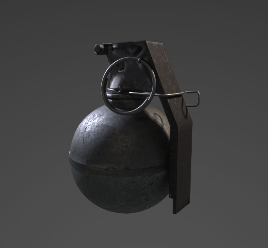 explosive pack Low-poly 3D model_4