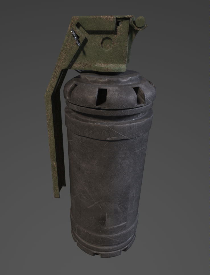 explosive pack Low-poly 3D model_20
