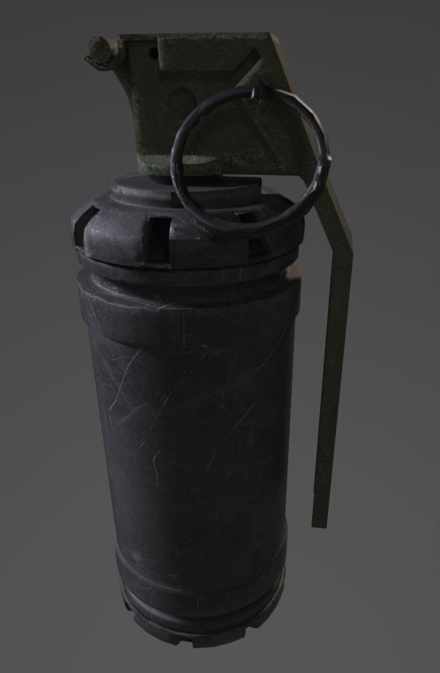 explosive pack Low-poly 3D model_18