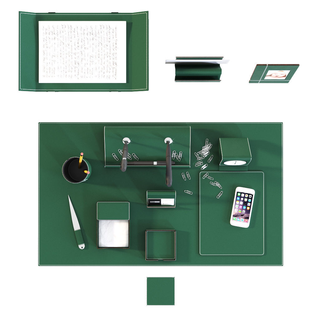 Desk Set for Executive  Director 3D model_2