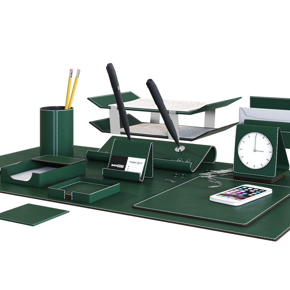 Desk Set for Executive  Director 3D model_4