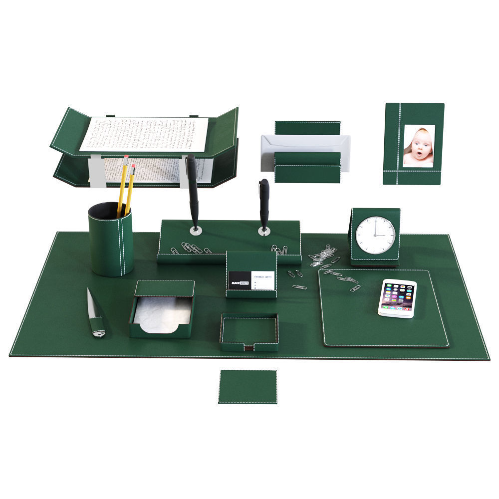 Desk Set for Executive  Director 3D model_3