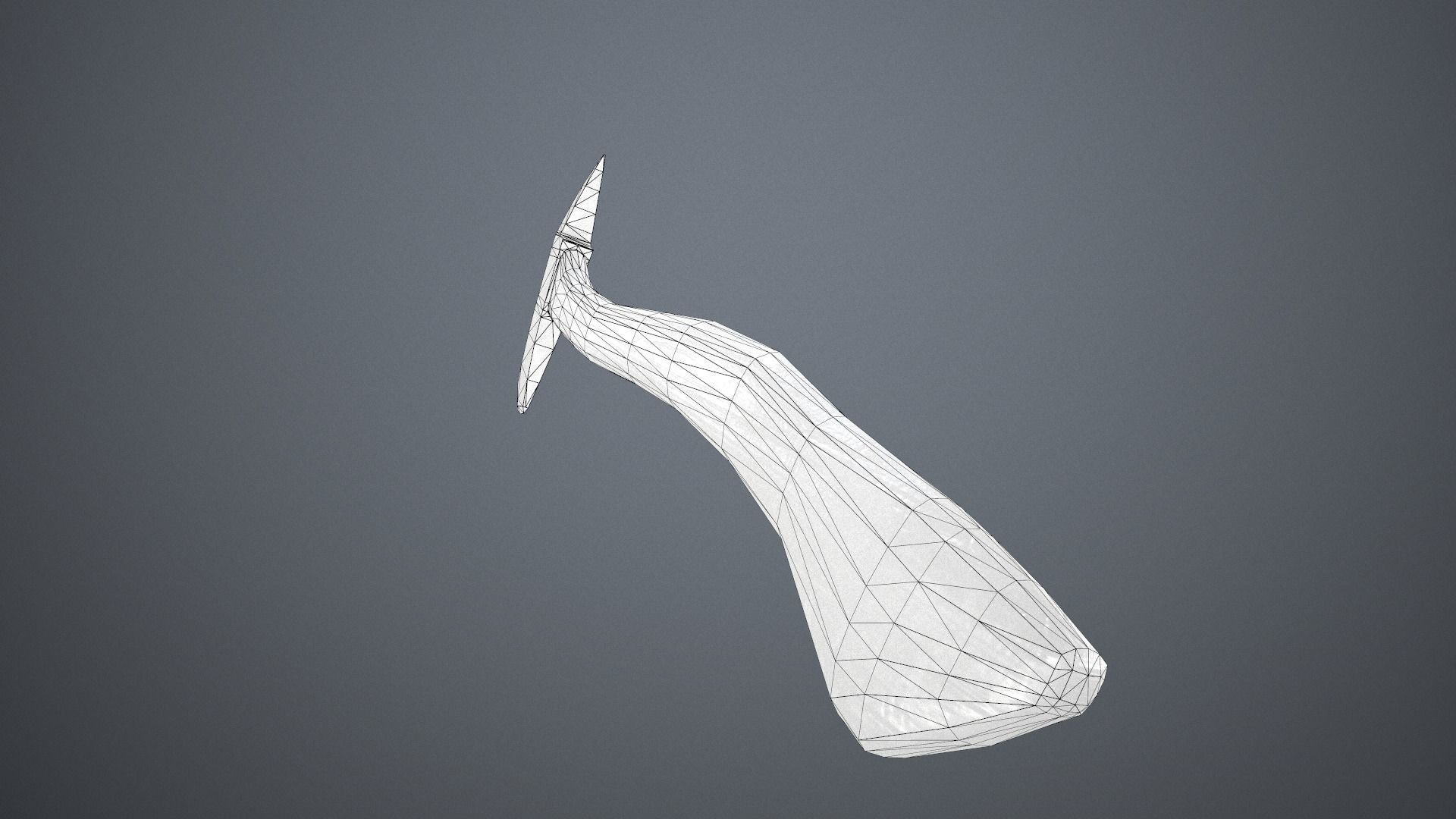 Fire axe Low-poly 3D model_10