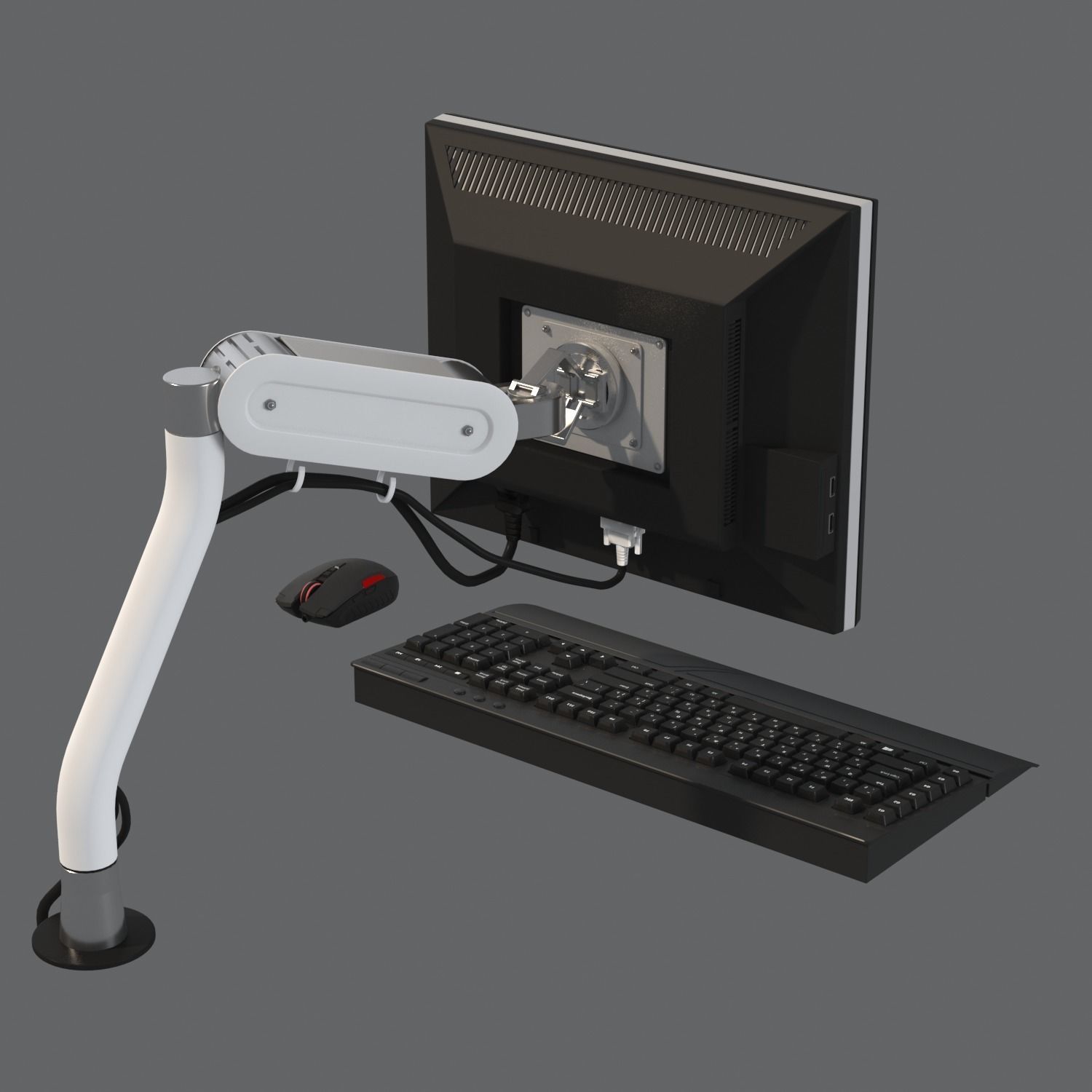 Set for your desktop Low-poly 3D model_5