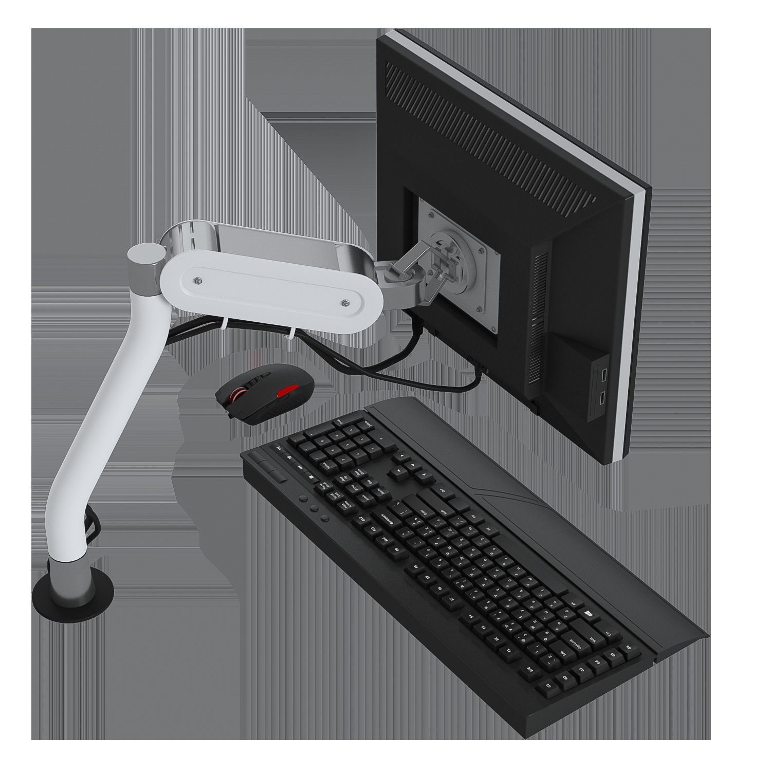 Set for your desktop Low-poly 3D model_1