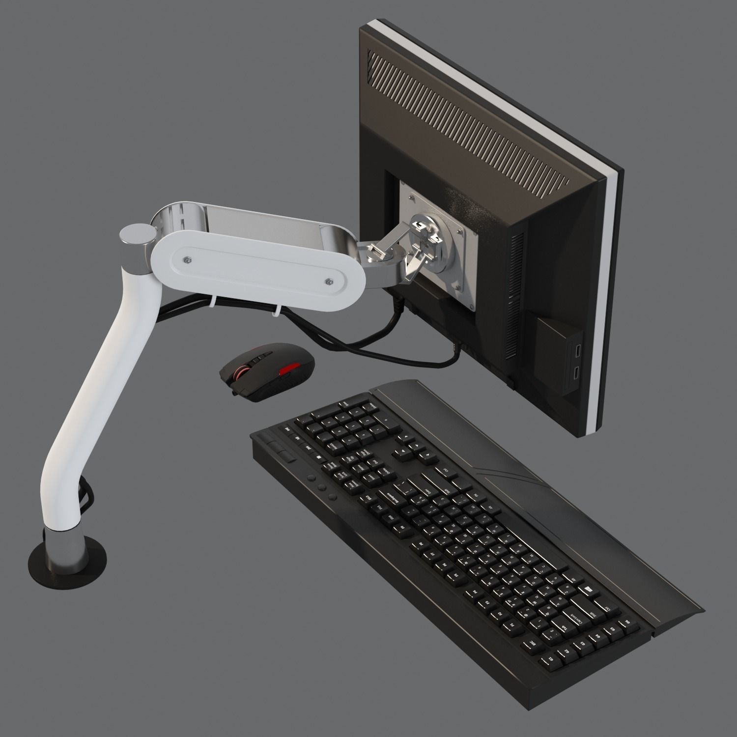 Set for your desktop Low-poly 3D model_9