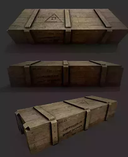 Military wood box