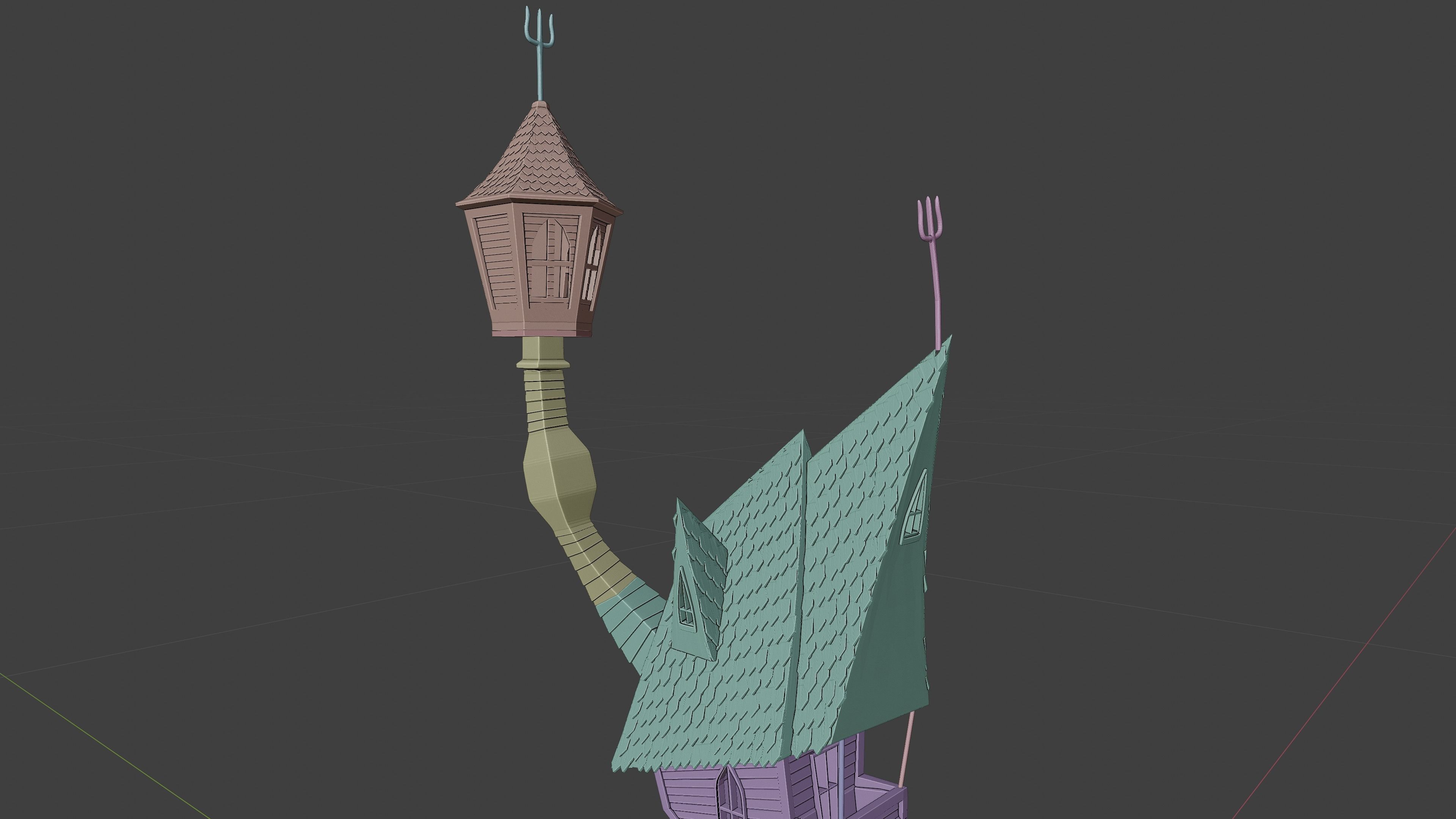 Jacks House - Halloween Town Project 3D print model_9