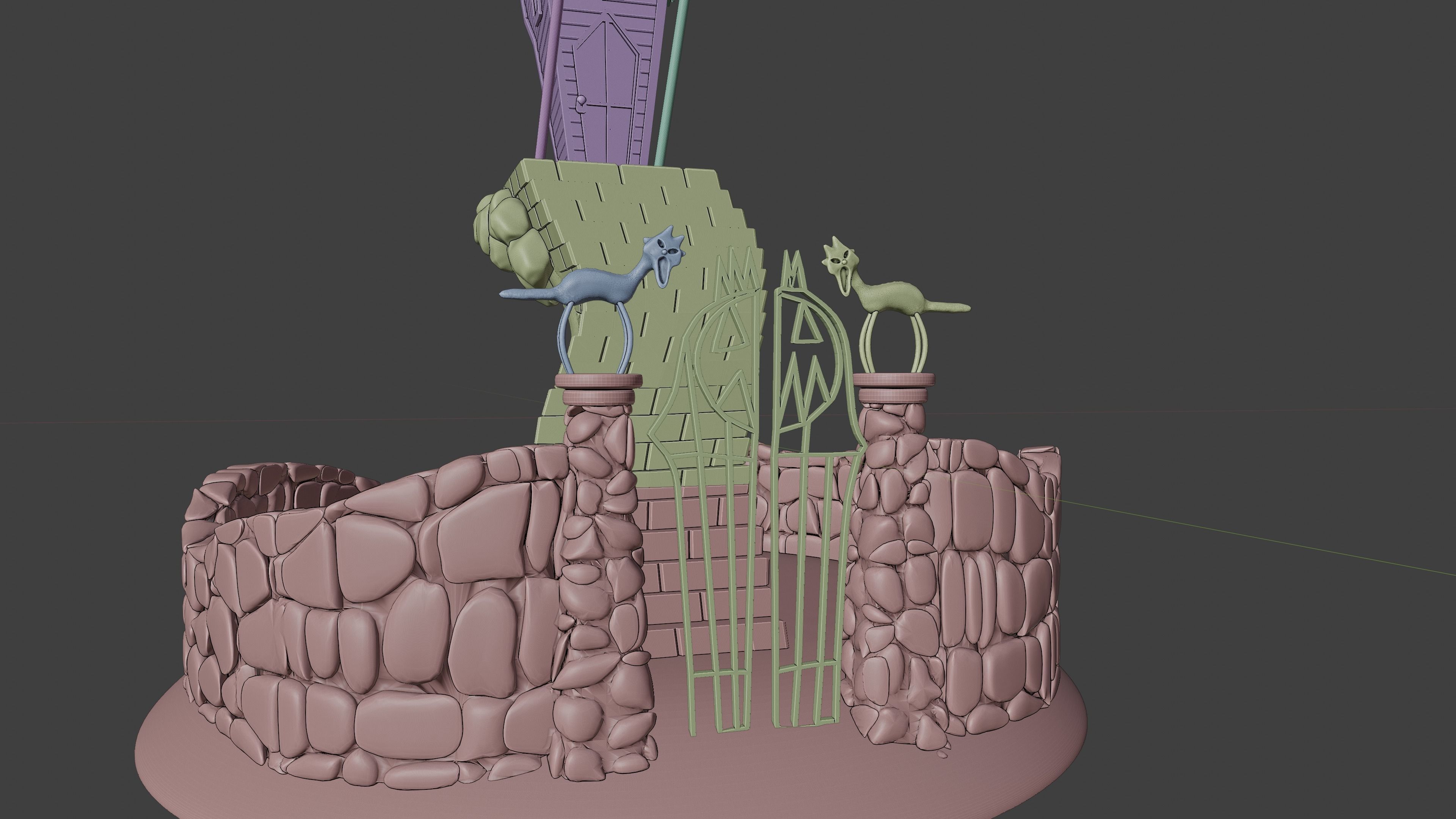 Jacks House - Halloween Town Project 3D print model_7