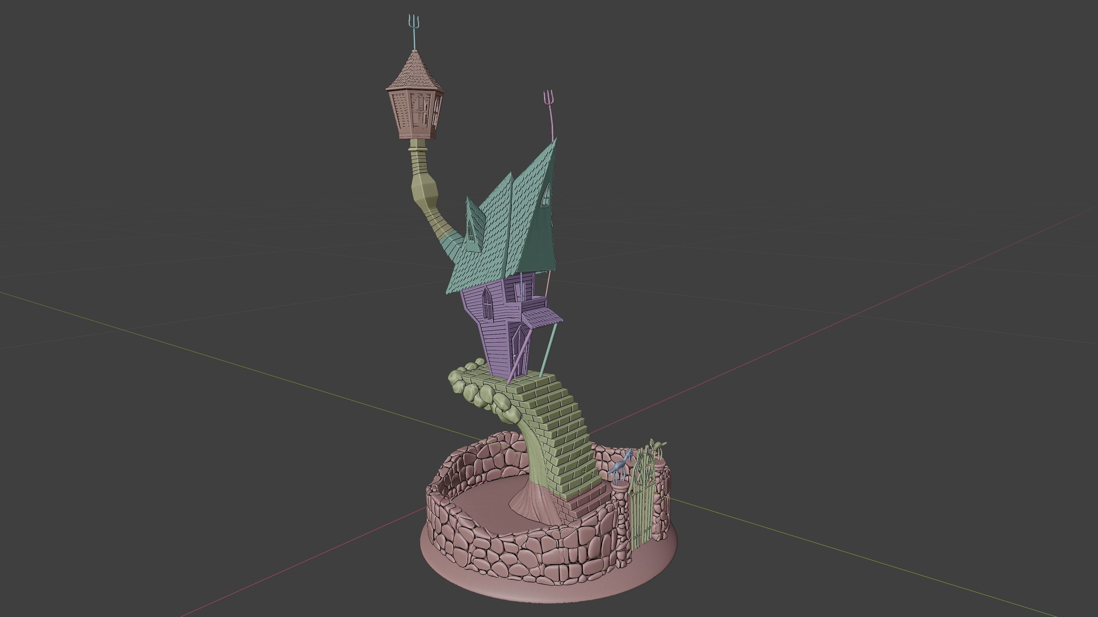 Jacks House - Halloween Town Project 3D print model_6