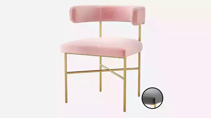 TOV Furniture Kim Performance Velvet Dining Chair